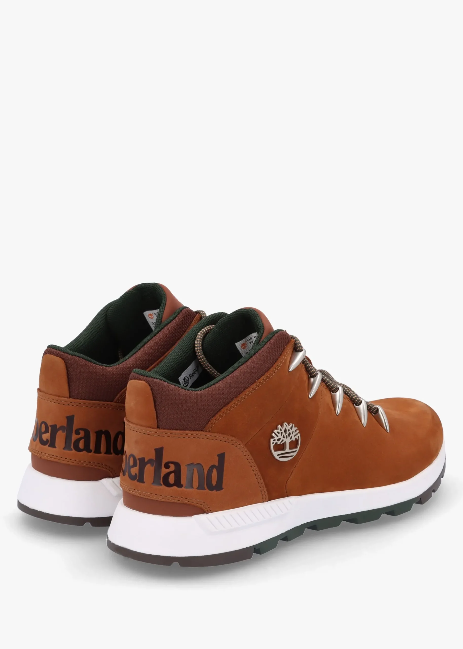 Men’s Sprint Trekker Lace Up Rust Nubuck Mid Top Trainers