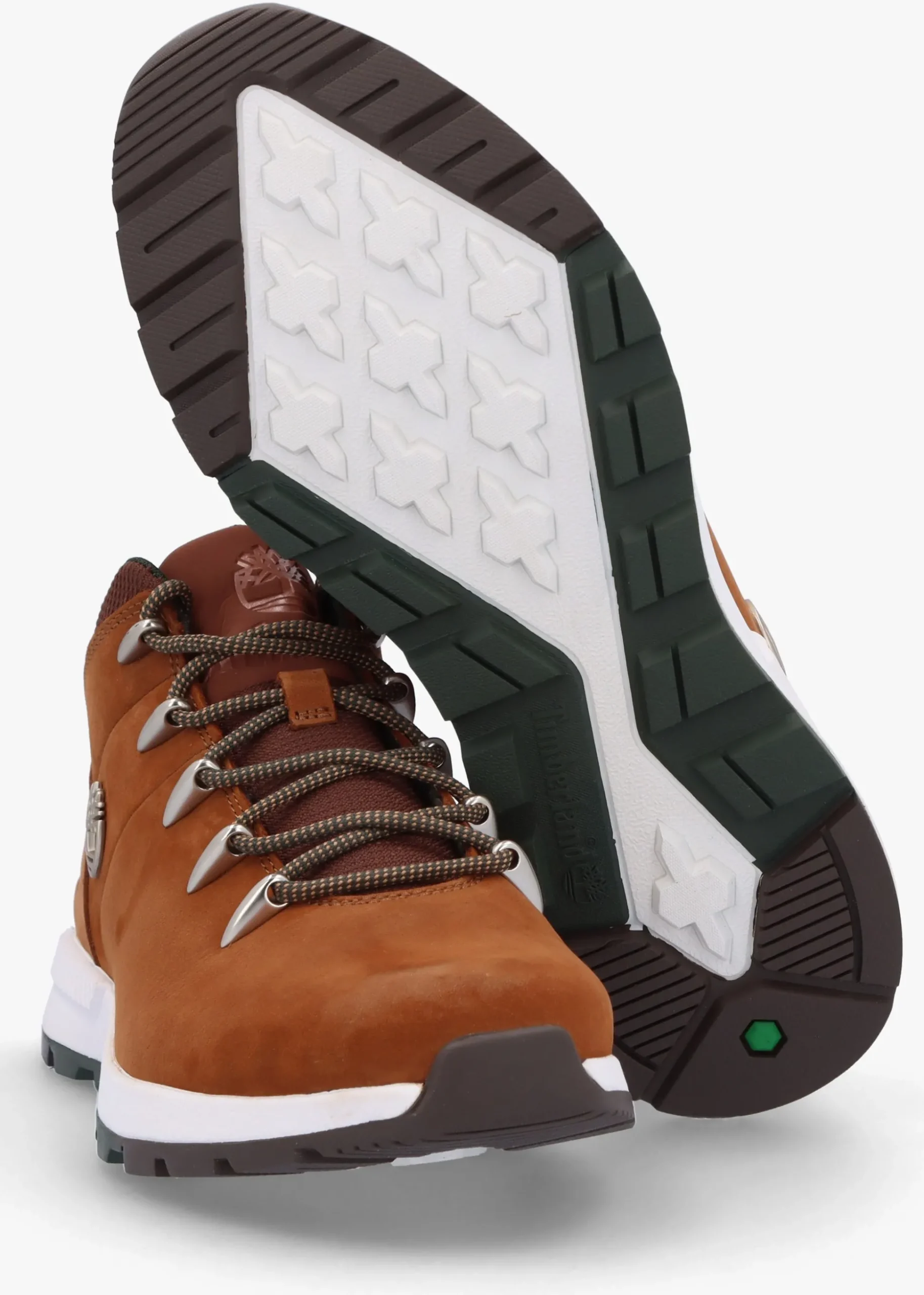 Men’s Sprint Trekker Lace Up Rust Nubuck Mid Top Trainers