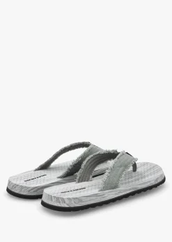 Men’s Tantric Fritz Grey Toe Post Flip Flops