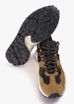 Men's Tiger Hill Brown Suede/Nylon Mesh Trainers