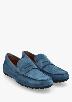 Men’s U Kosmopolis + Grip Dark Avio Suede Loafers