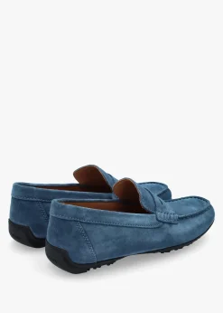 Men’s U Kosmopolis + Grip Dark Avio Suede Loafers