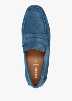 Men’s U Kosmopolis + Grip Dark Avio Suede Loafers