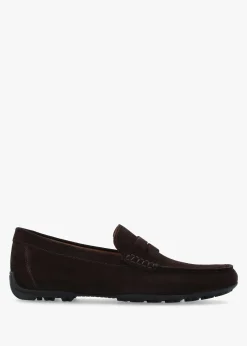 Men’s U Kosmopolis + Grip Dark Brown Suede Loafers