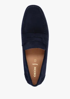 Men’s U Kosmopolis + Grip Navy Suede Loafers
