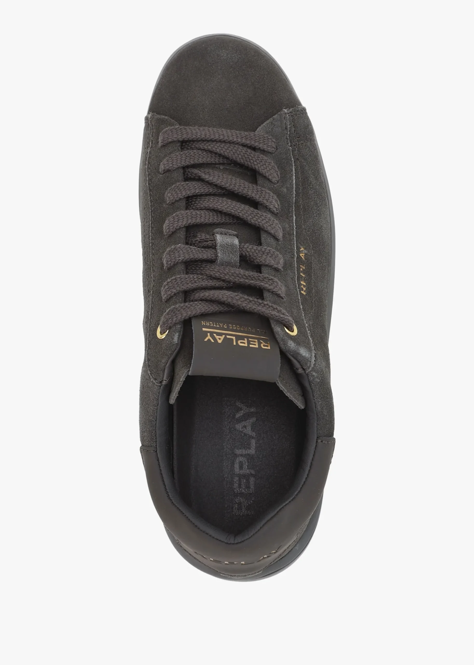 Men’s University M Dark Grey Suede Trainers