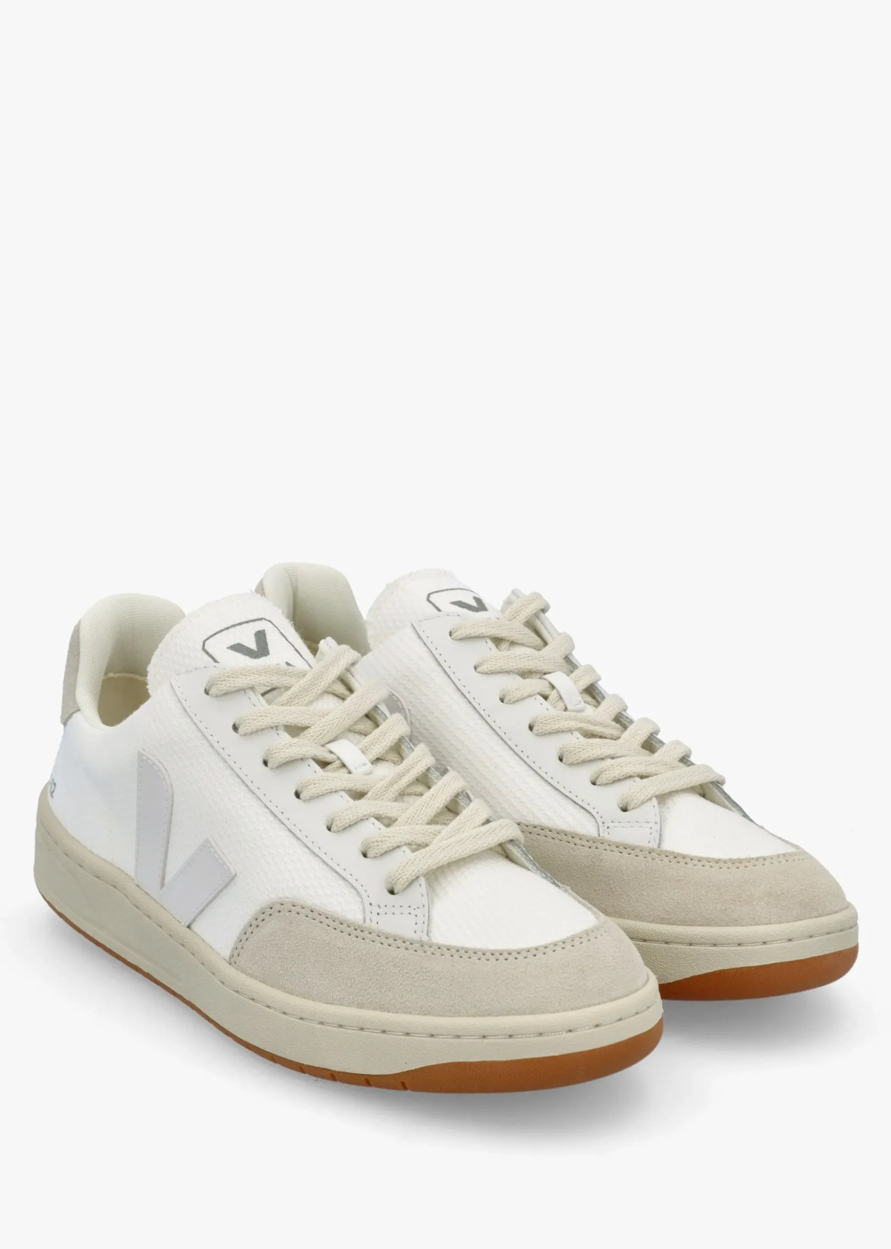 Men’s V-12 B-Mesh White Natural Trainers