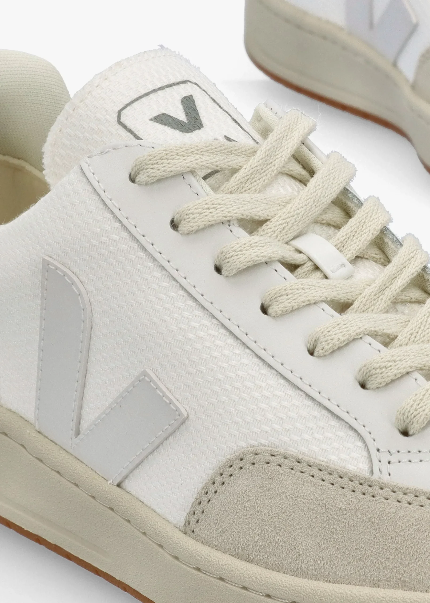 Men’s V-12 B-Mesh White Natural Trainers