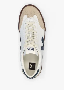 Men's Volley O.T Leather White Nautico Bark Trainers