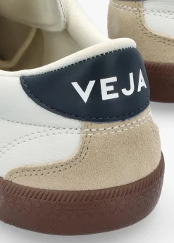 Men's Volley O.T Leather White Nautico Bark Trainers