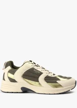 Men's White/Khaki Holloway Trainers