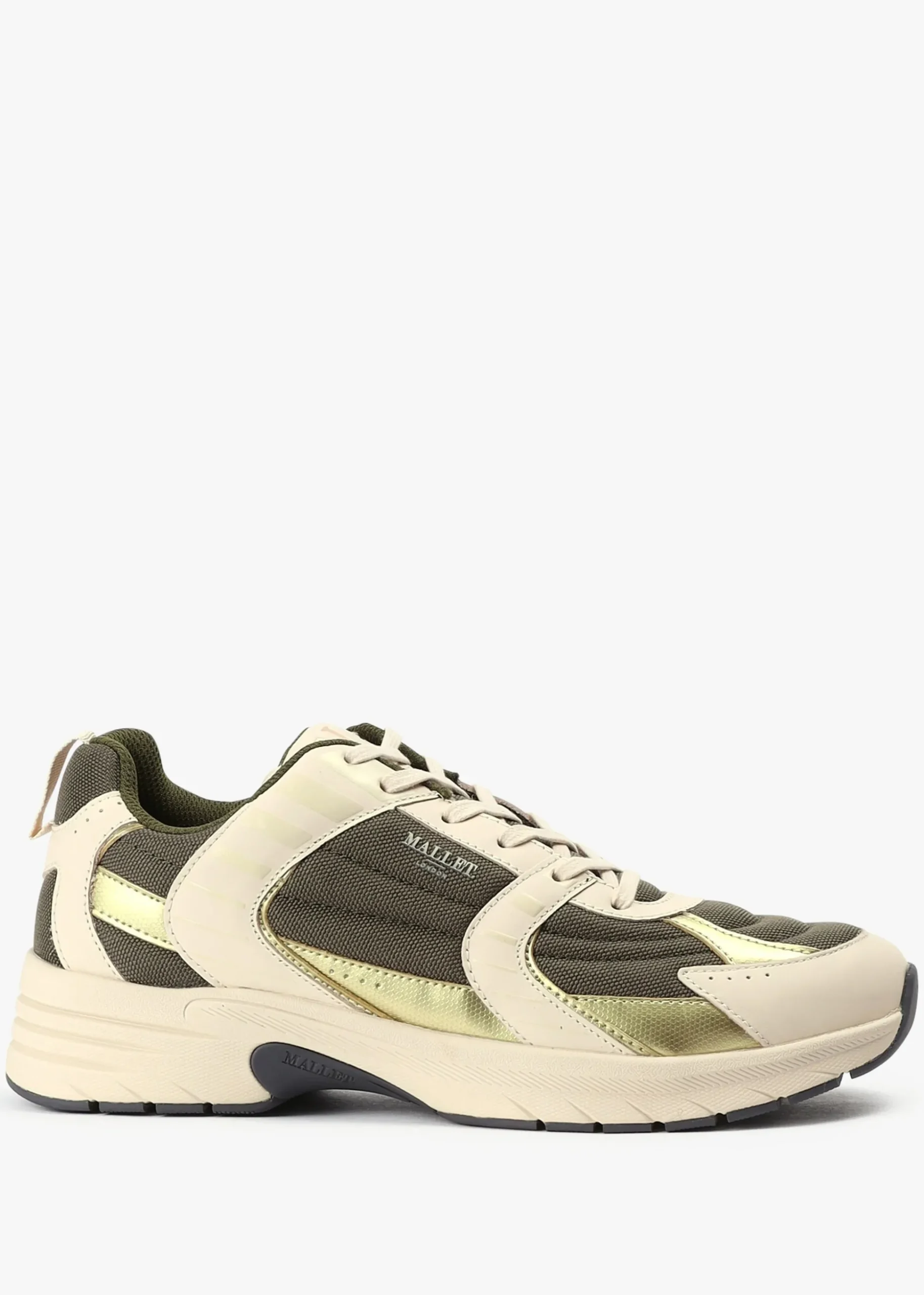 Men's White/Khaki Holloway Trainers