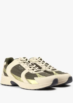 Men's White/Khaki Holloway Trainers