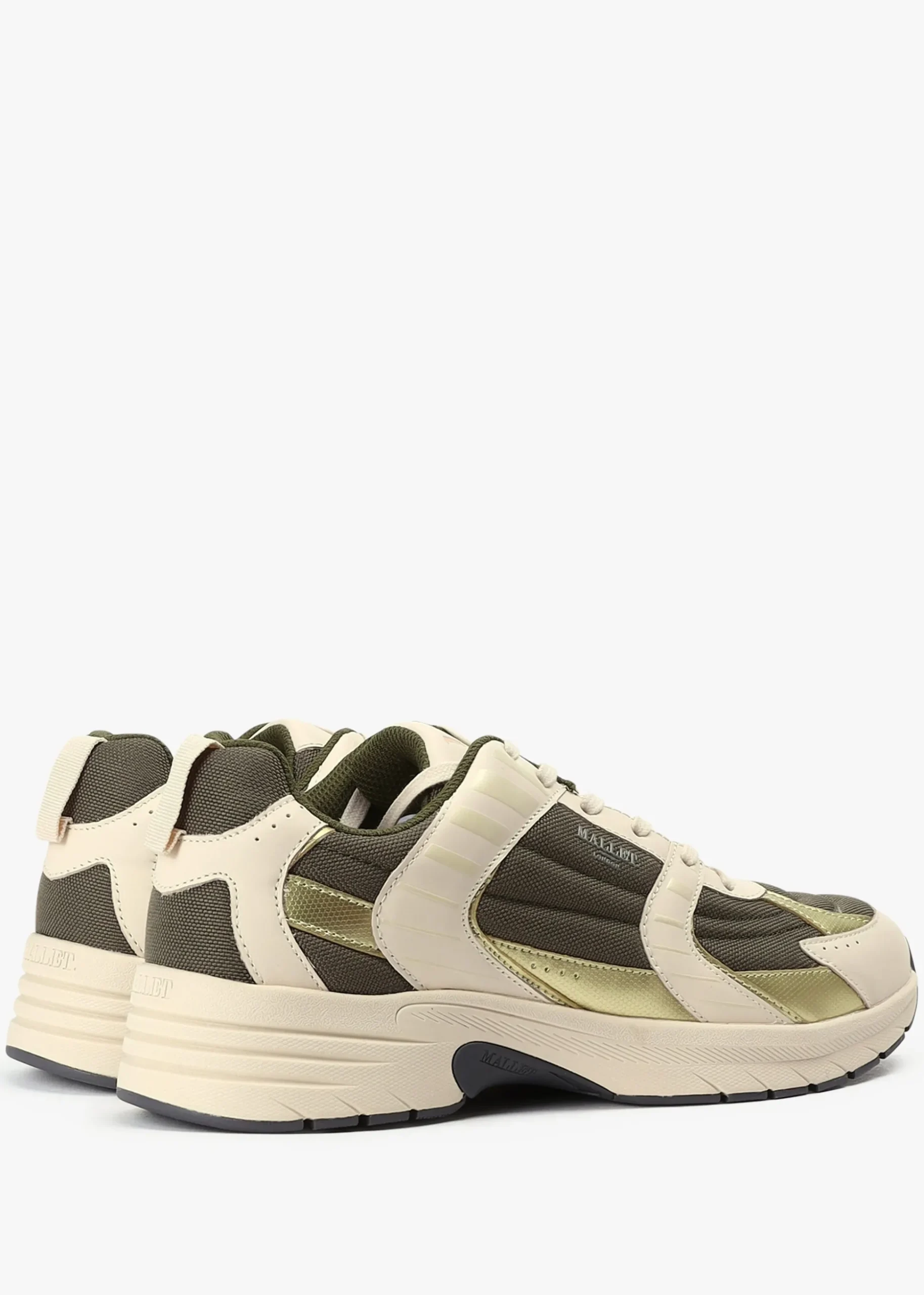 Men's White/Khaki Holloway Trainers