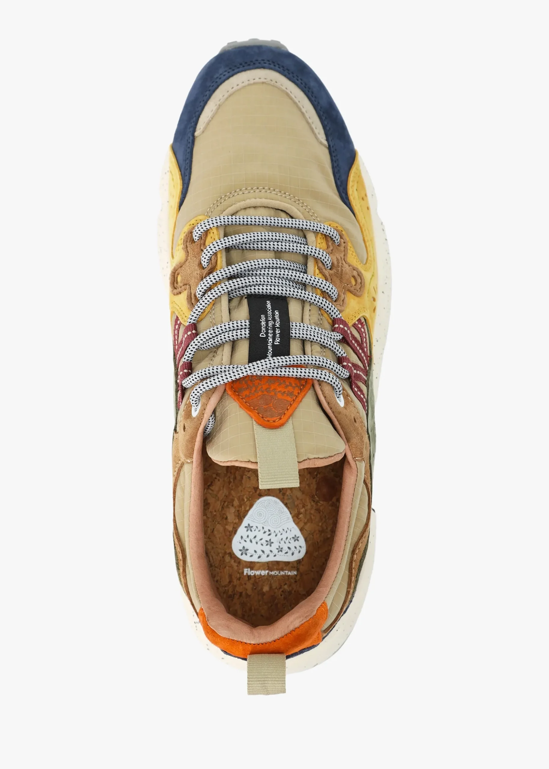 Men’s Yamano 3 Beige Suede & Nylon Trainers