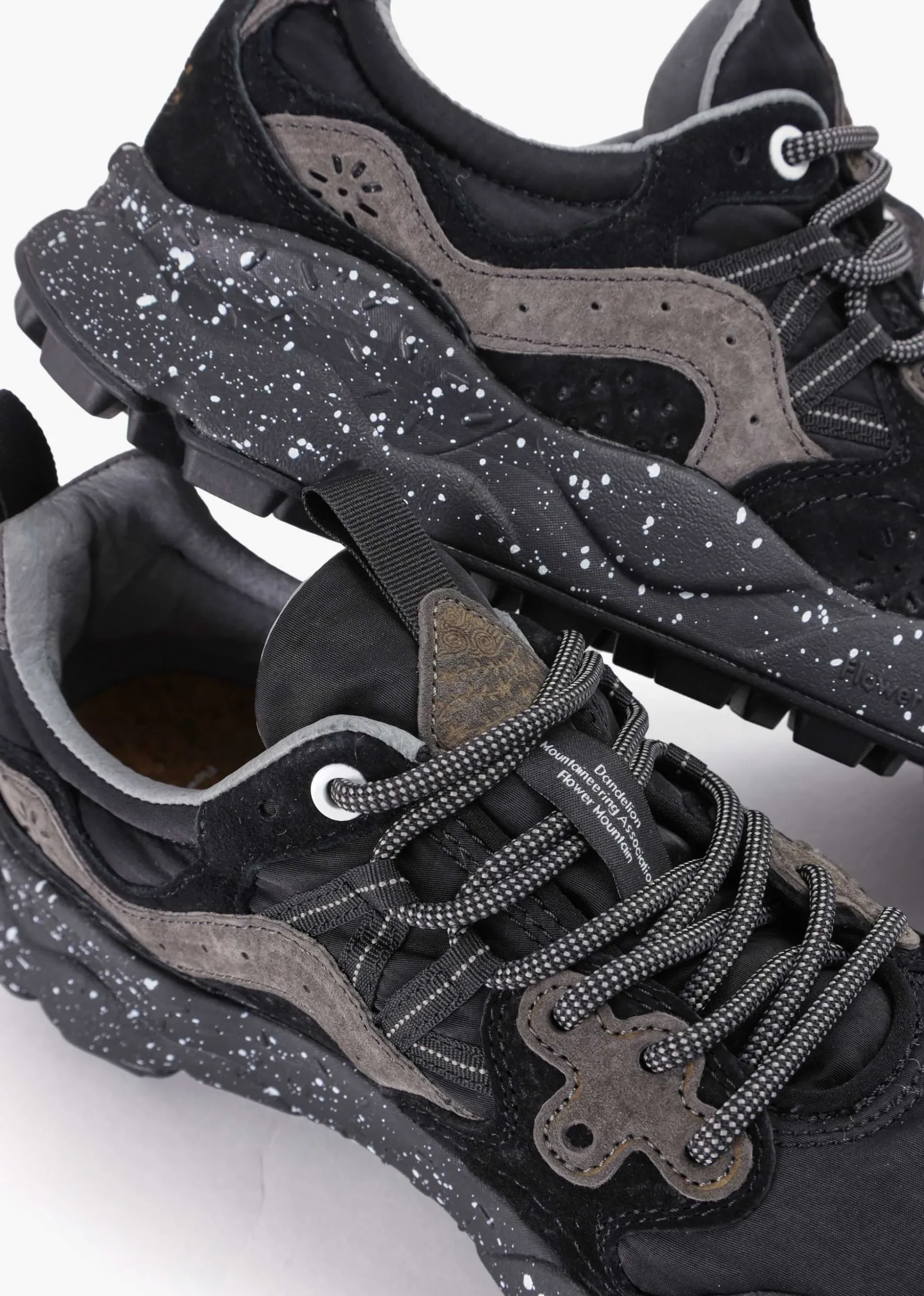 Men’s Yamano 3 Black Suede & Technical Fabric Trainers