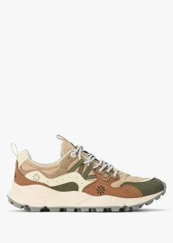 Men’s Yamano 3 Kaiso Beige Military Green Trainers