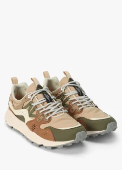 Men’s Yamano 3 Kaiso Beige Military Green Trainers