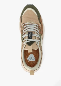 Men’s Yamano 3 Kaiso Beige Military Green Trainers