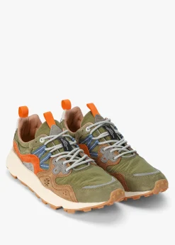 Men’s Yamano 3 Military Suede & Nylon Trainers