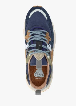 Men’s Yamano 3 Navy Suede & Canvas Trainers
