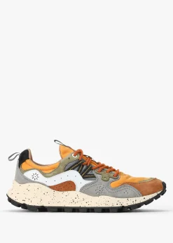 Men’s Yamano 3 Orange Suede & Nylon Trainers
