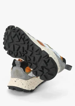 Men’s Yamano 3 Orange Suede & Nylon Trainers