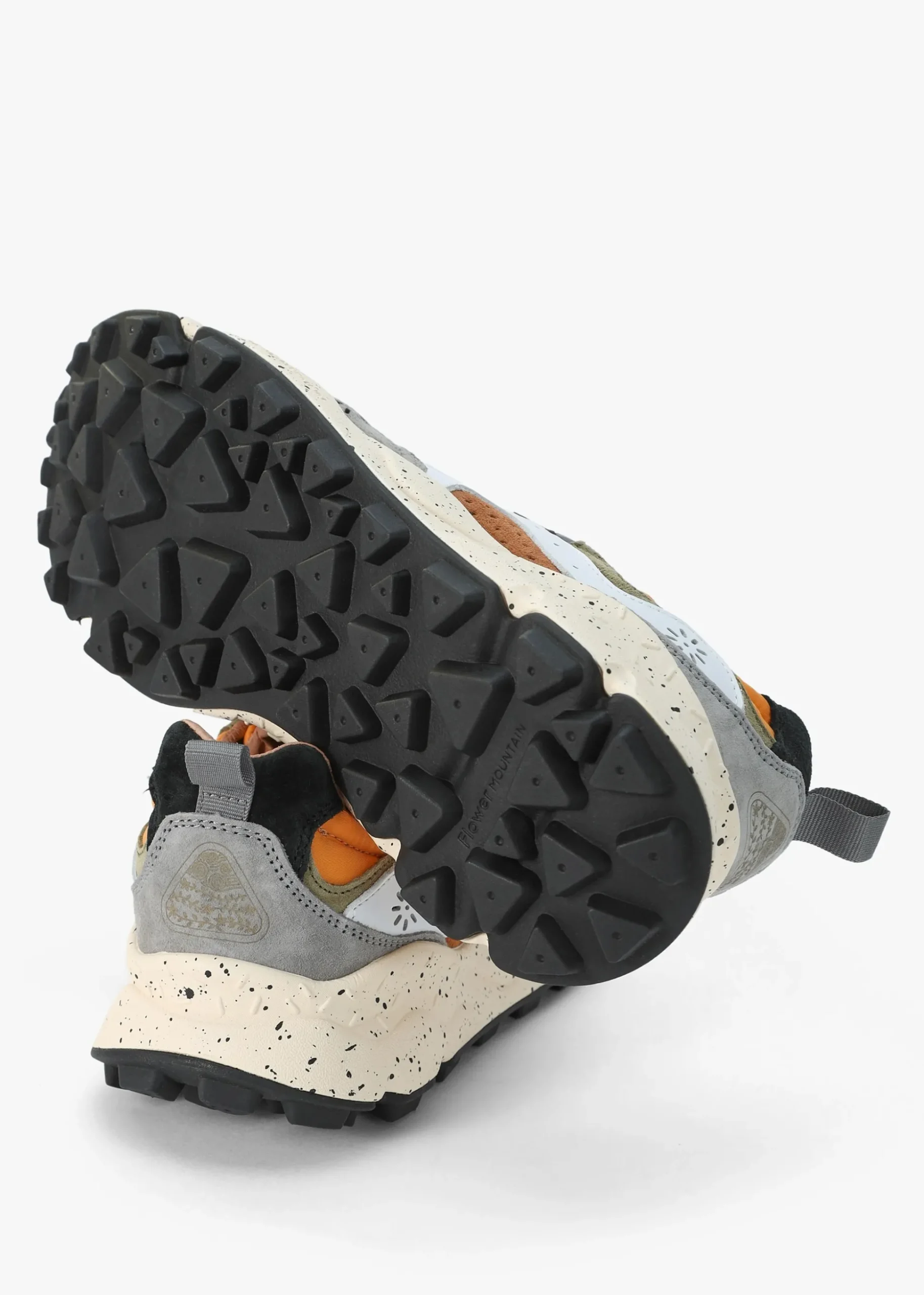 Men’s Yamano 3 Orange Suede & Nylon Trainers