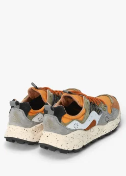 Men’s Yamano 3 Orange Suede & Nylon Trainers