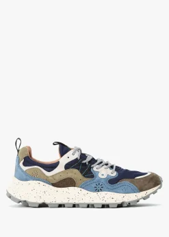 Men’s Yamano 3 Uni Blue Suede & Nylon Trainers