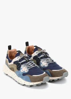 Men’s Yamano 3 Uni Blue Suede & Nylon Trainers