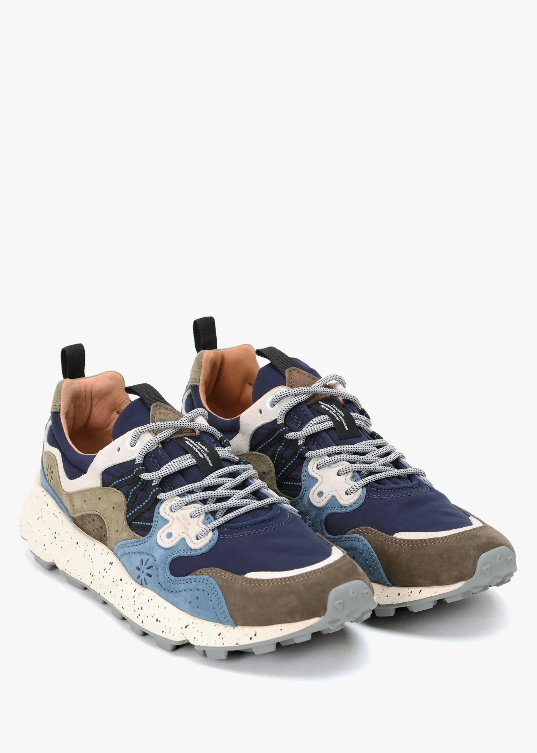 Men’s Yamano 3 Uni Blue Suede & Nylon Trainers