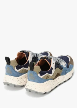 Men’s Yamano 3 Uni Blue Suede & Nylon Trainers