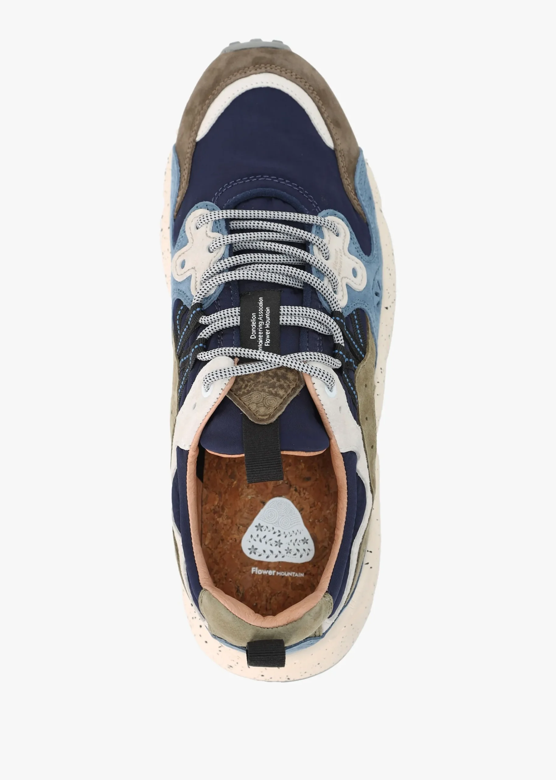 Men’s Yamano 3 Uni Blue Suede & Nylon Trainers