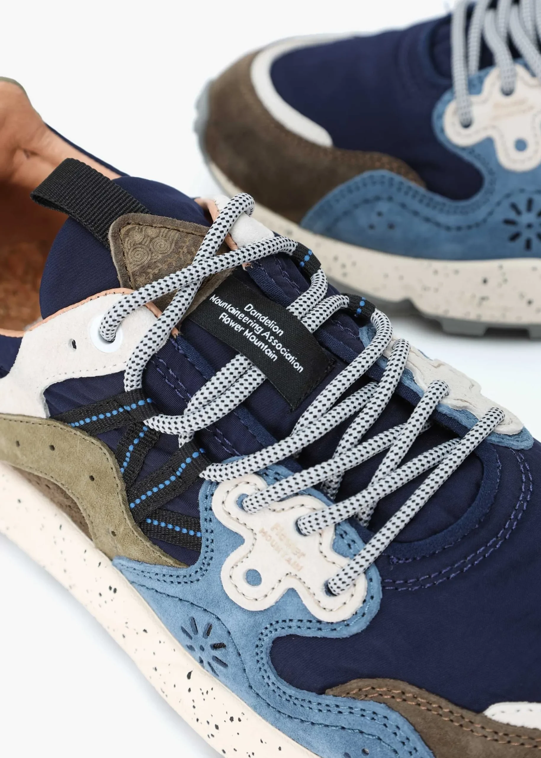Men’s Yamano 3 Uni Blue Suede & Nylon Trainers