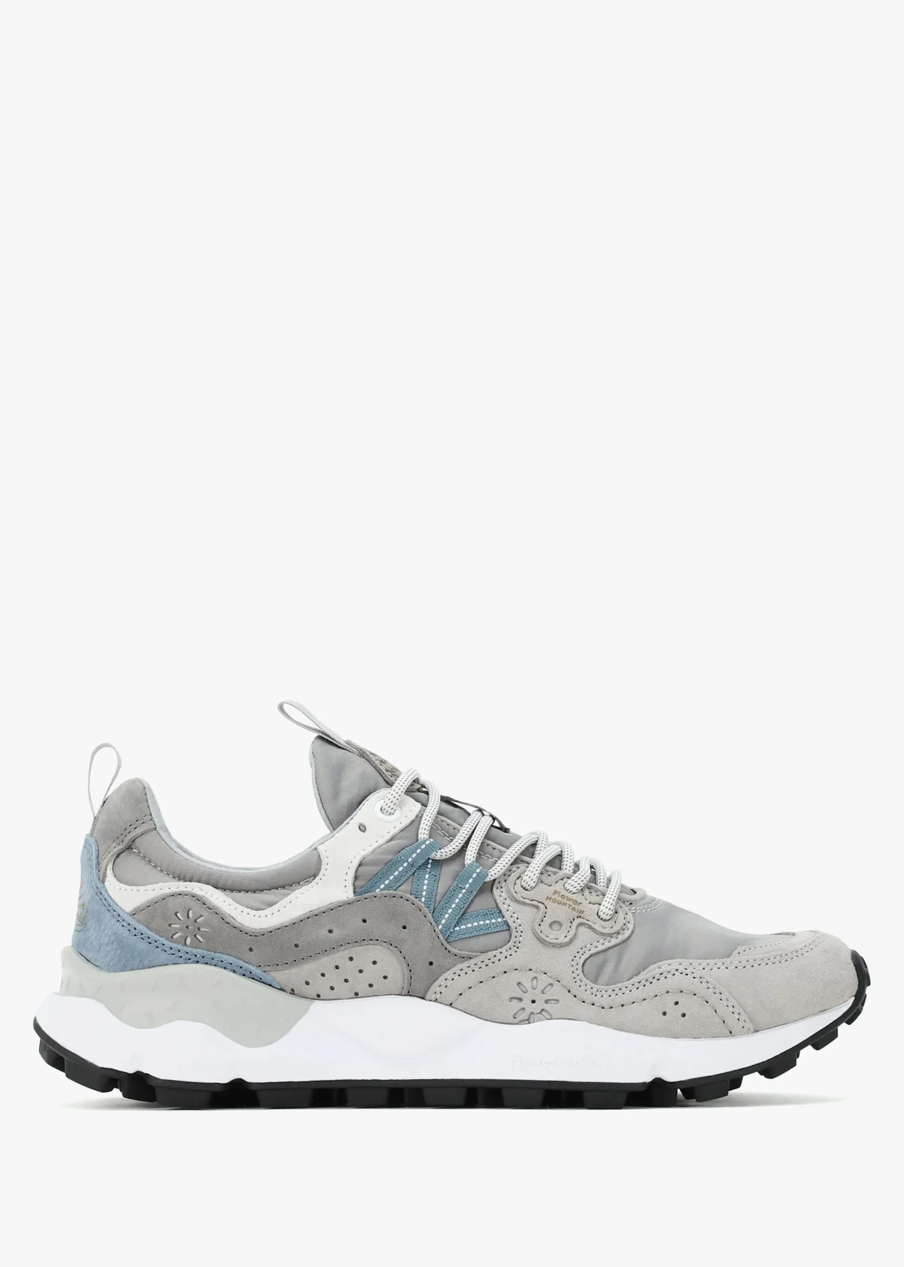 Men’s Yamano 3 Uni Grey Suede & Nylon Trainers