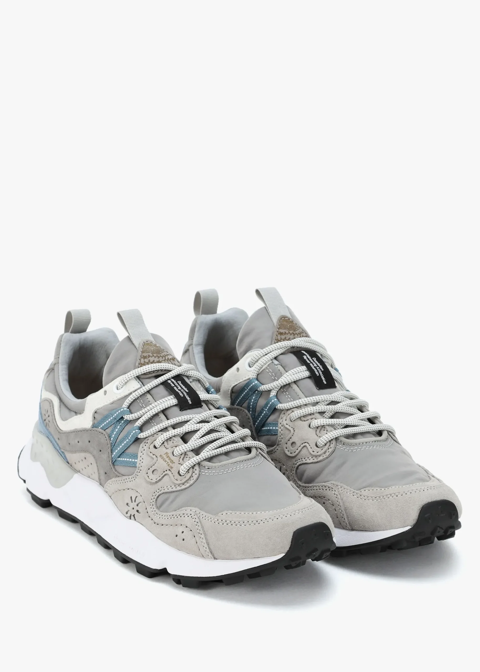 Men’s Yamano 3 Uni Grey Suede & Nylon Trainers