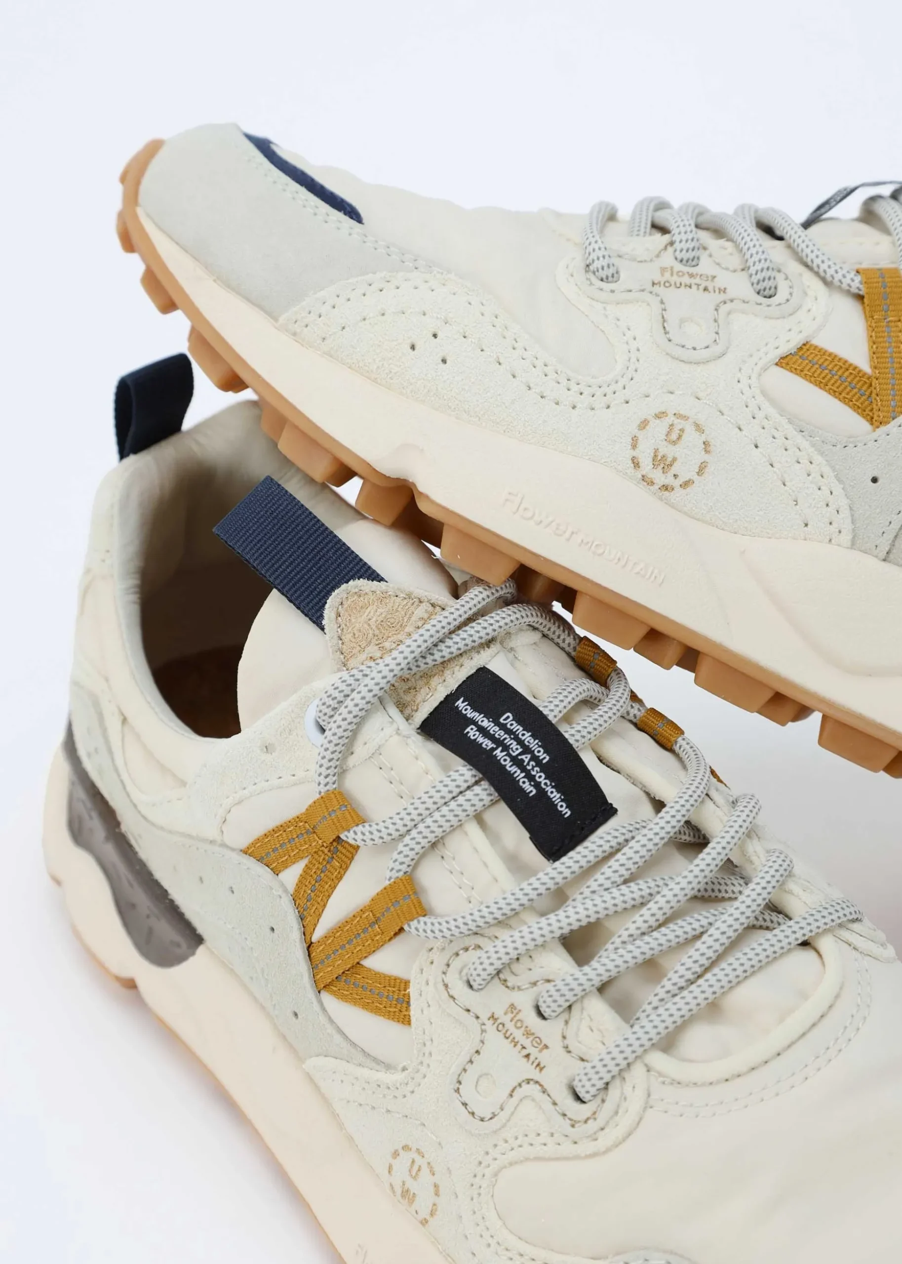 Men’s Yamano 3 Uni U.W. Off White Suede & Nylon Trainers