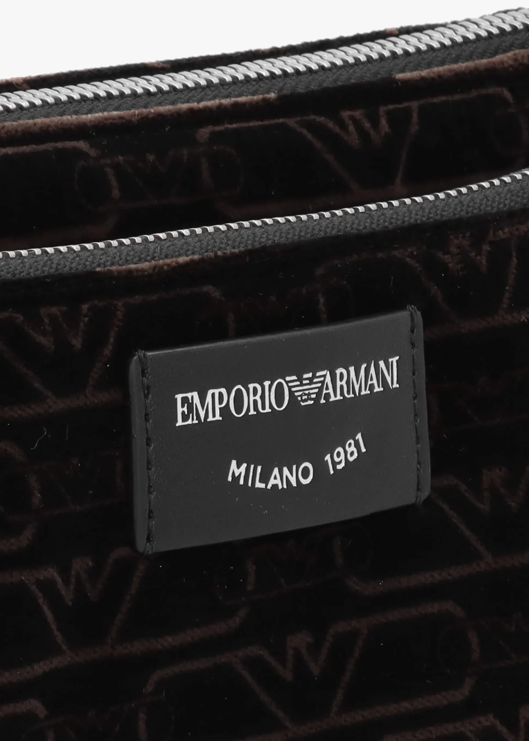 Mini Black Velluto Monogram Evening Pouch Bag