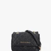 Mini Ocarina Quilted Black Shoulder Bag