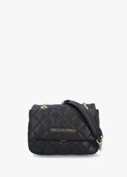 Mini Ocarina Quilted Black Shoulder Bag