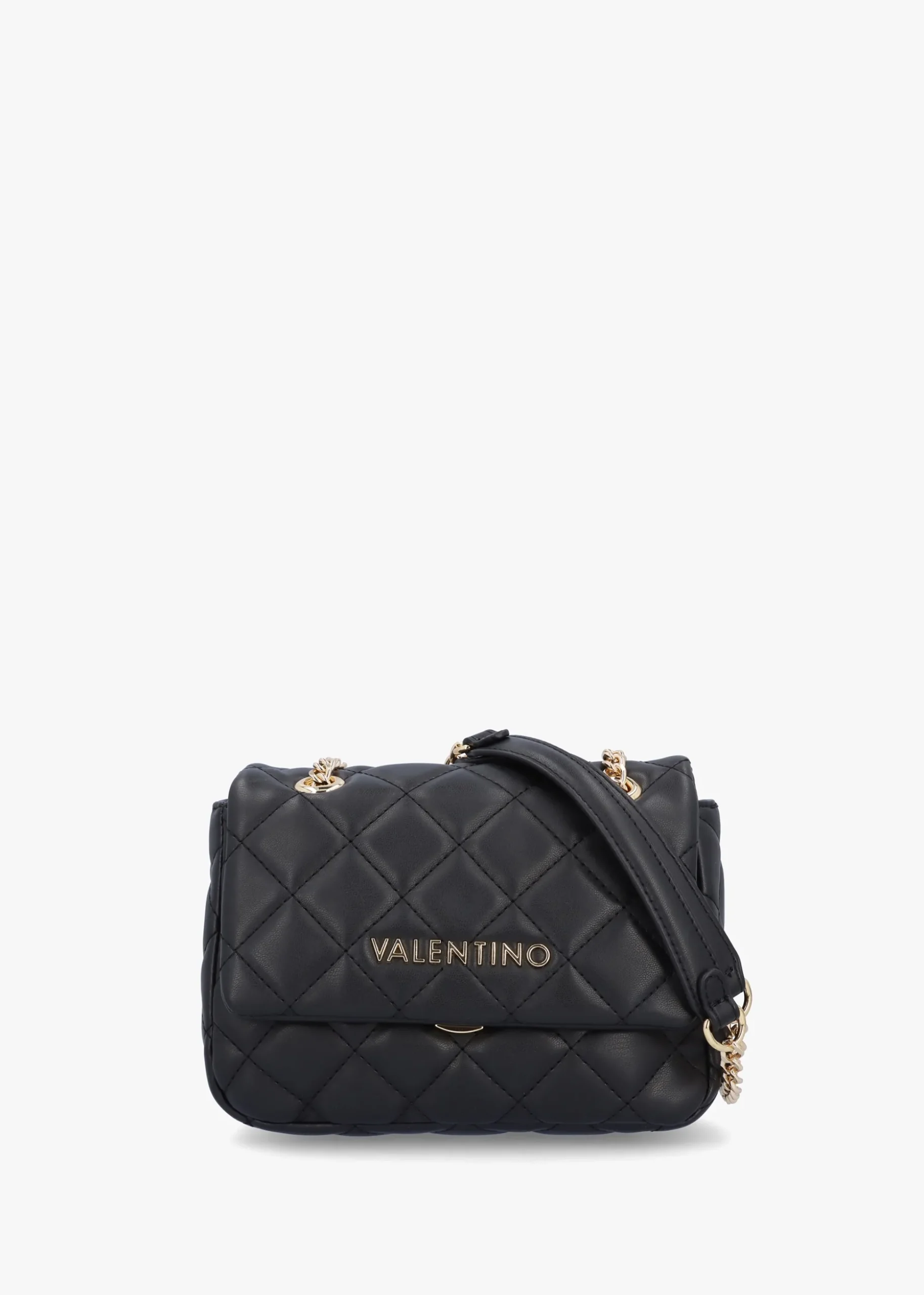 Mini Ocarina Quilted Black Shoulder Bag