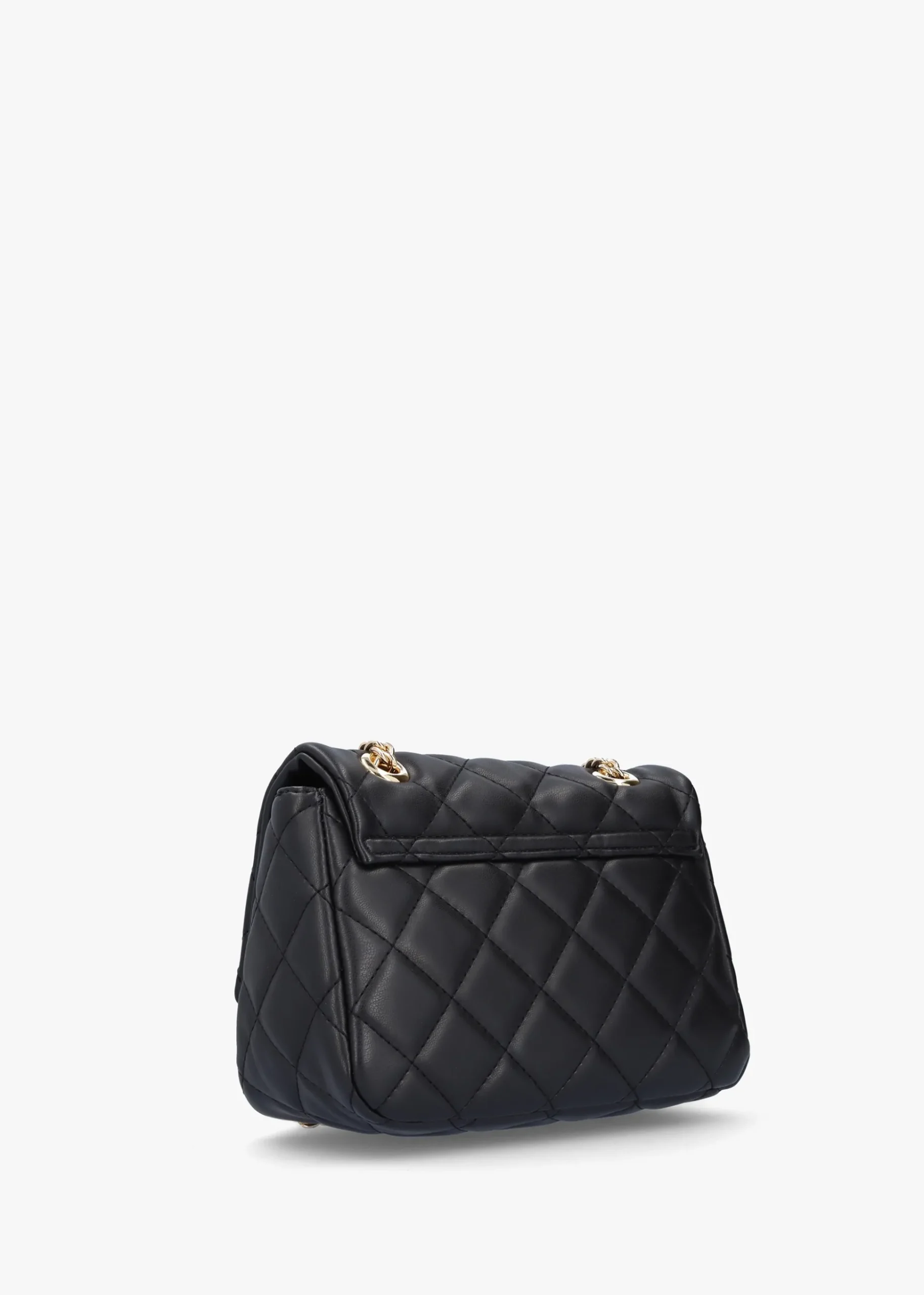 Mini Ocarina Quilted Black Shoulder Bag