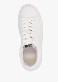 Mody Rubber White Leather Chunky Trainers