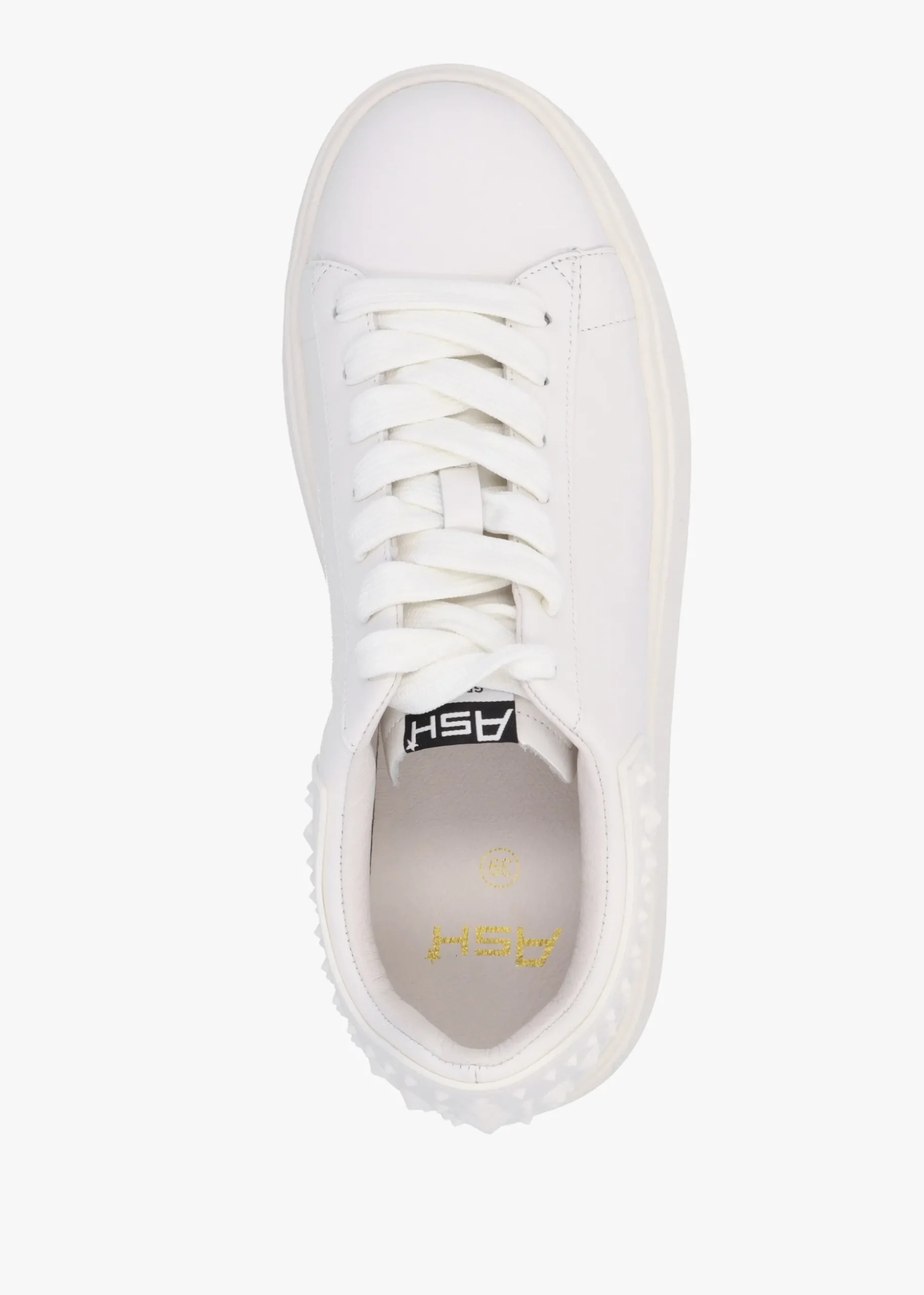 Mody Rubber White Leather Chunky Trainers
