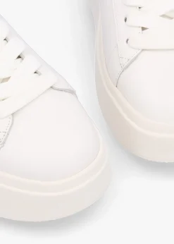 Mody Rubber White Leather Chunky Trainers