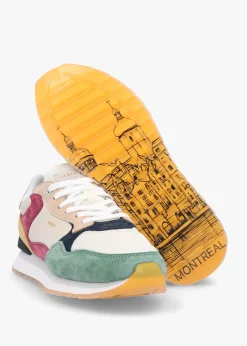 Montreal Multicoloured Suede Trainers