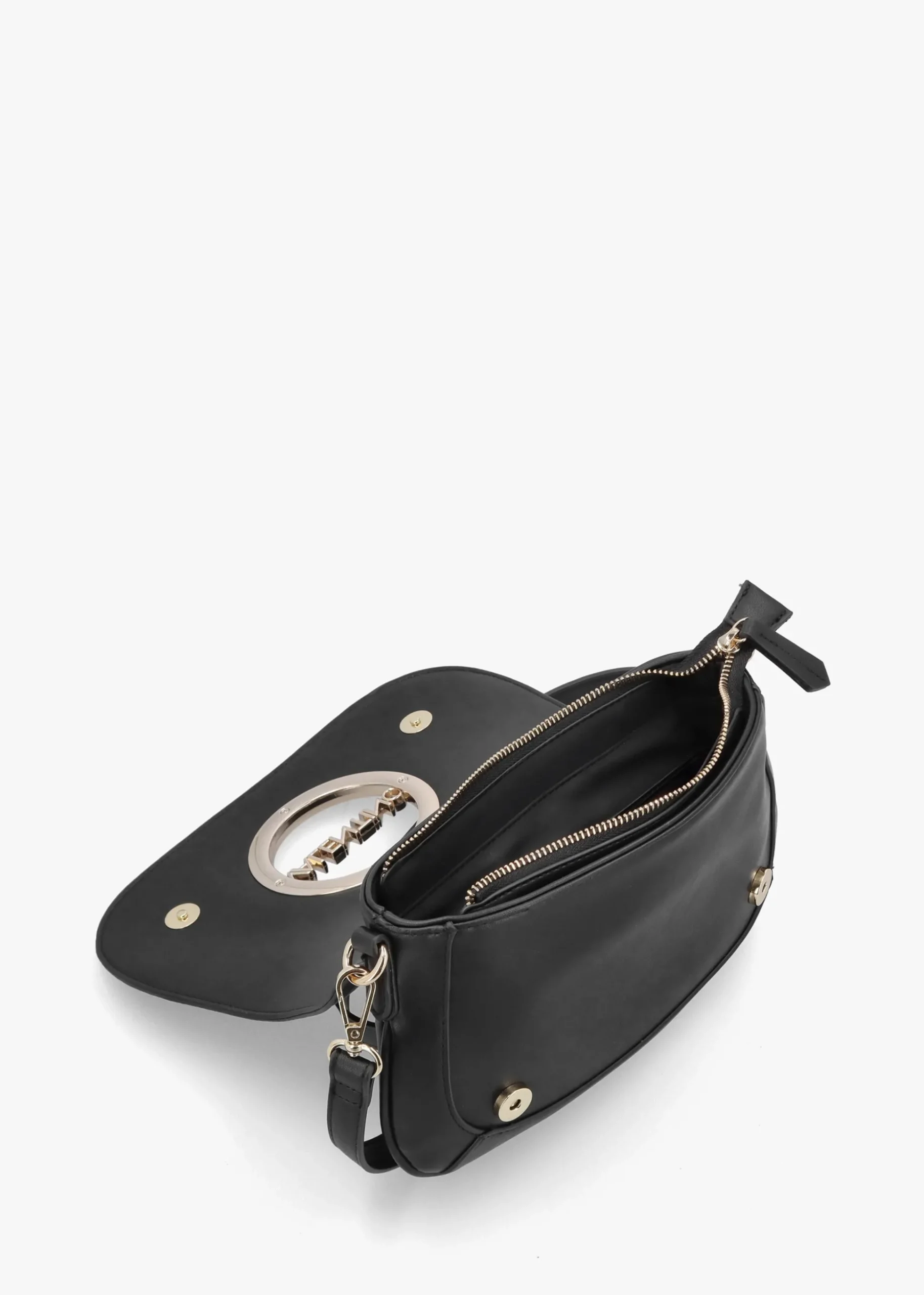Moses Nero Front Flap Cross-Body Bag