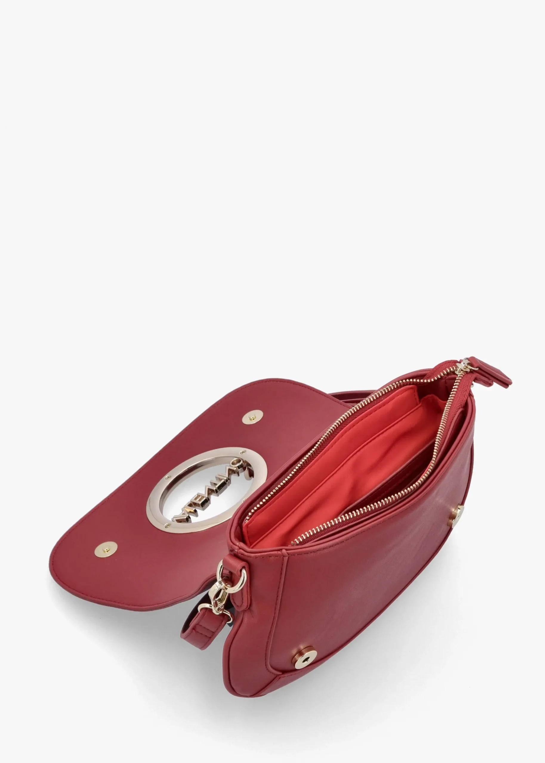 Moses Rosso Scuro Front Flap Cross-Body Bag