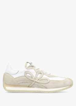 Movie Beige Suede & Nylon Runner Trainers